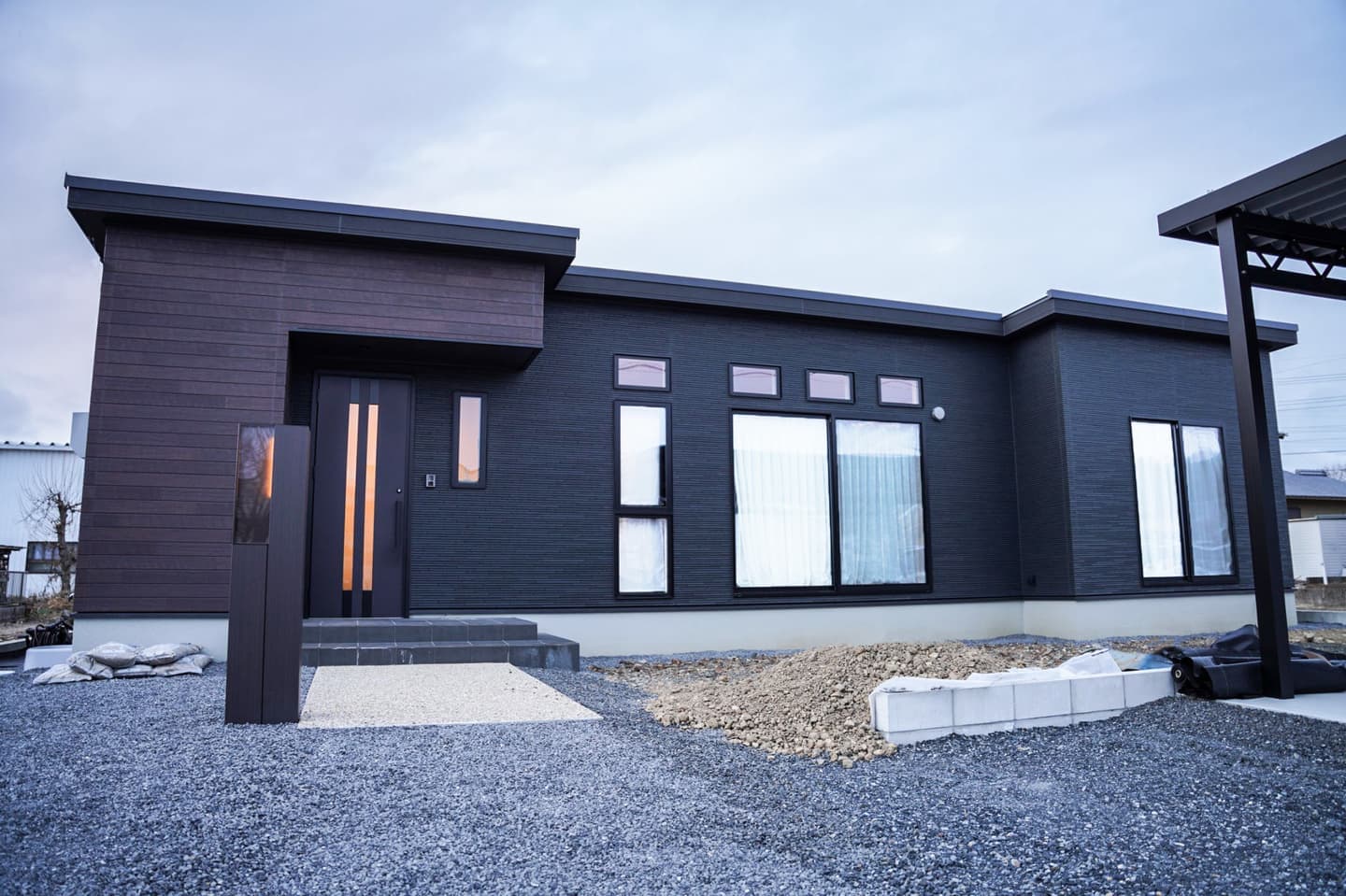 平屋の家外装